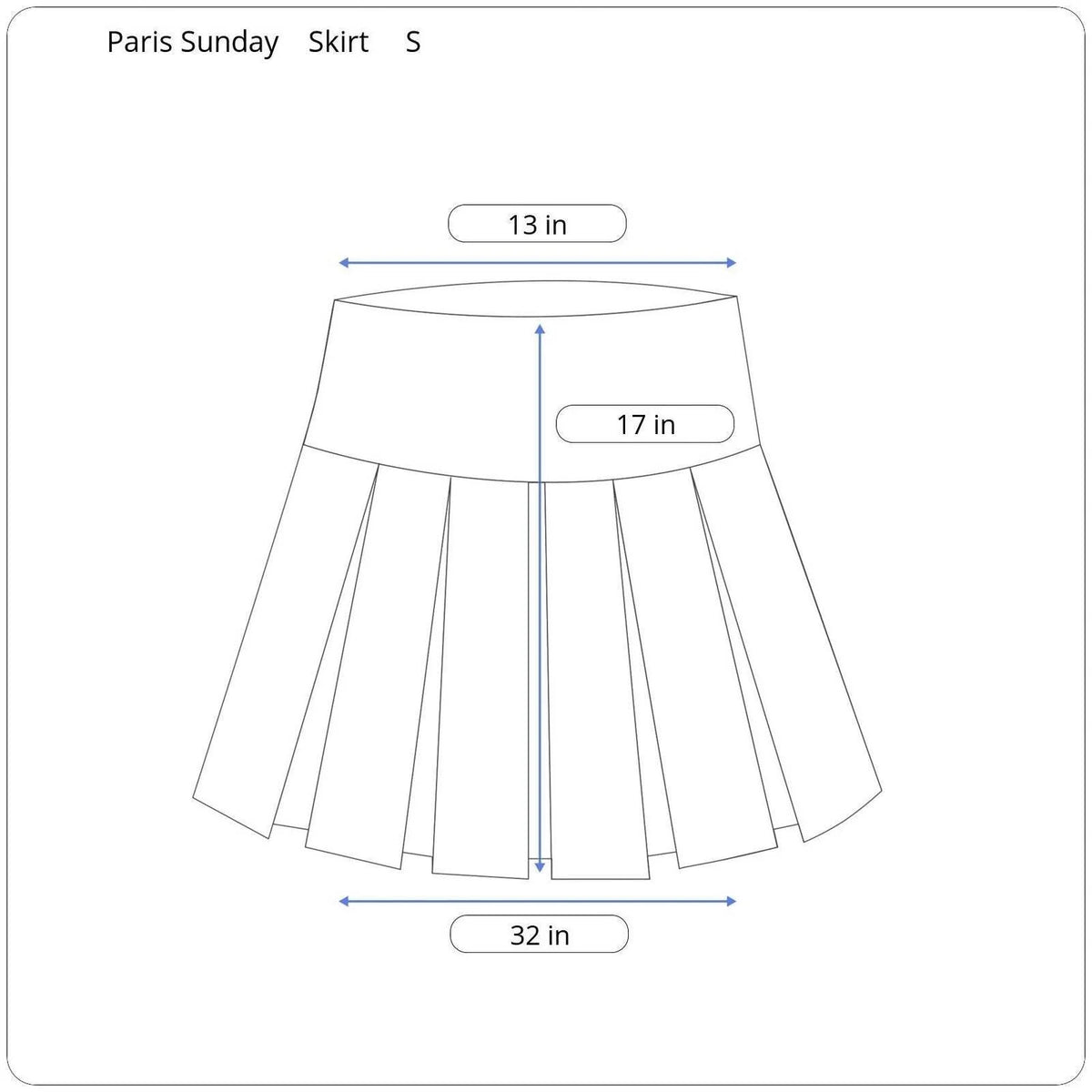 Paris Sunday Mini Skirt Women's Size Small - Image 5