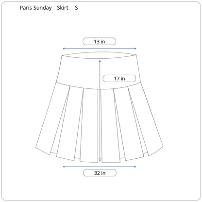 Paris Sunday Mini Skirt Women's Size Small - Image 5