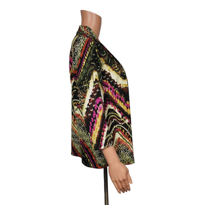 Cato 3/4 Sleeve Cardigan Women's Size Medium - M / Black - Image 2