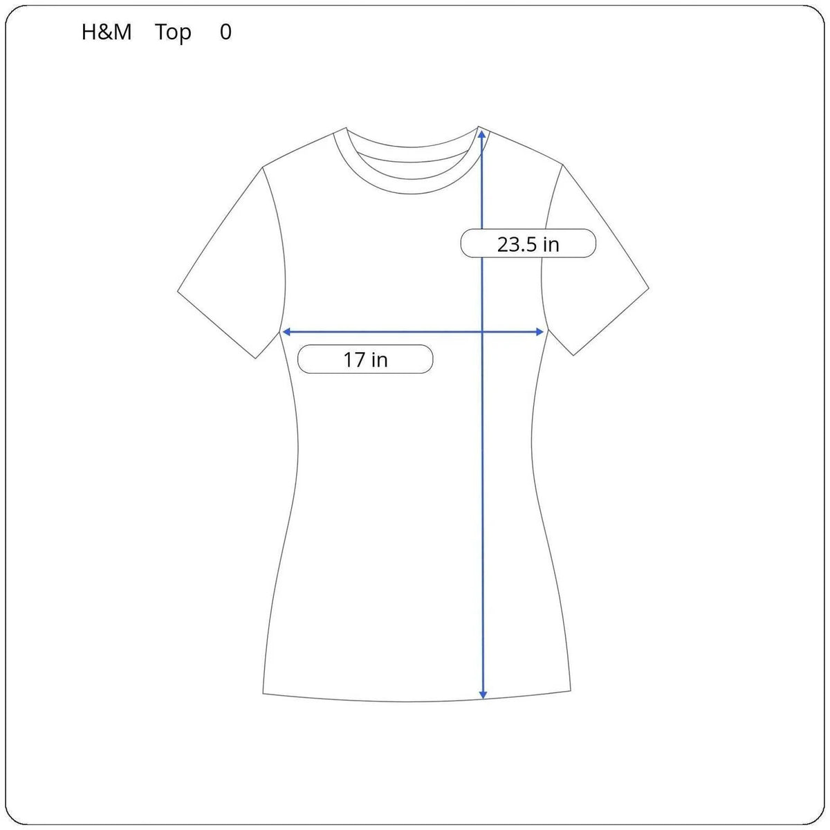 H&M Short Sleeve Top Women's Size 0 - Image 5