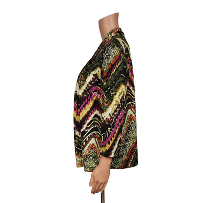 Cato 3/4 Sleeve Cardigan Women's Size Medium - M / Black - Image 4