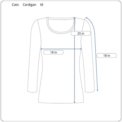 Cato 3/4 Sleeve Cardigan Women's Size Medium - M / Black - Image 5