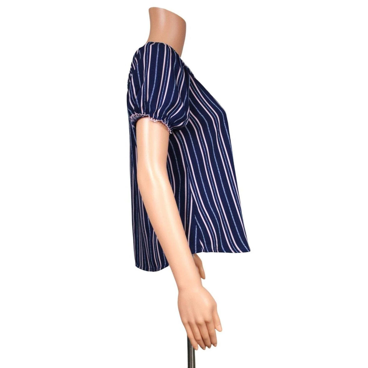 EAM Short Sleeve Top Women's Size Small - S / Navy - Image 2