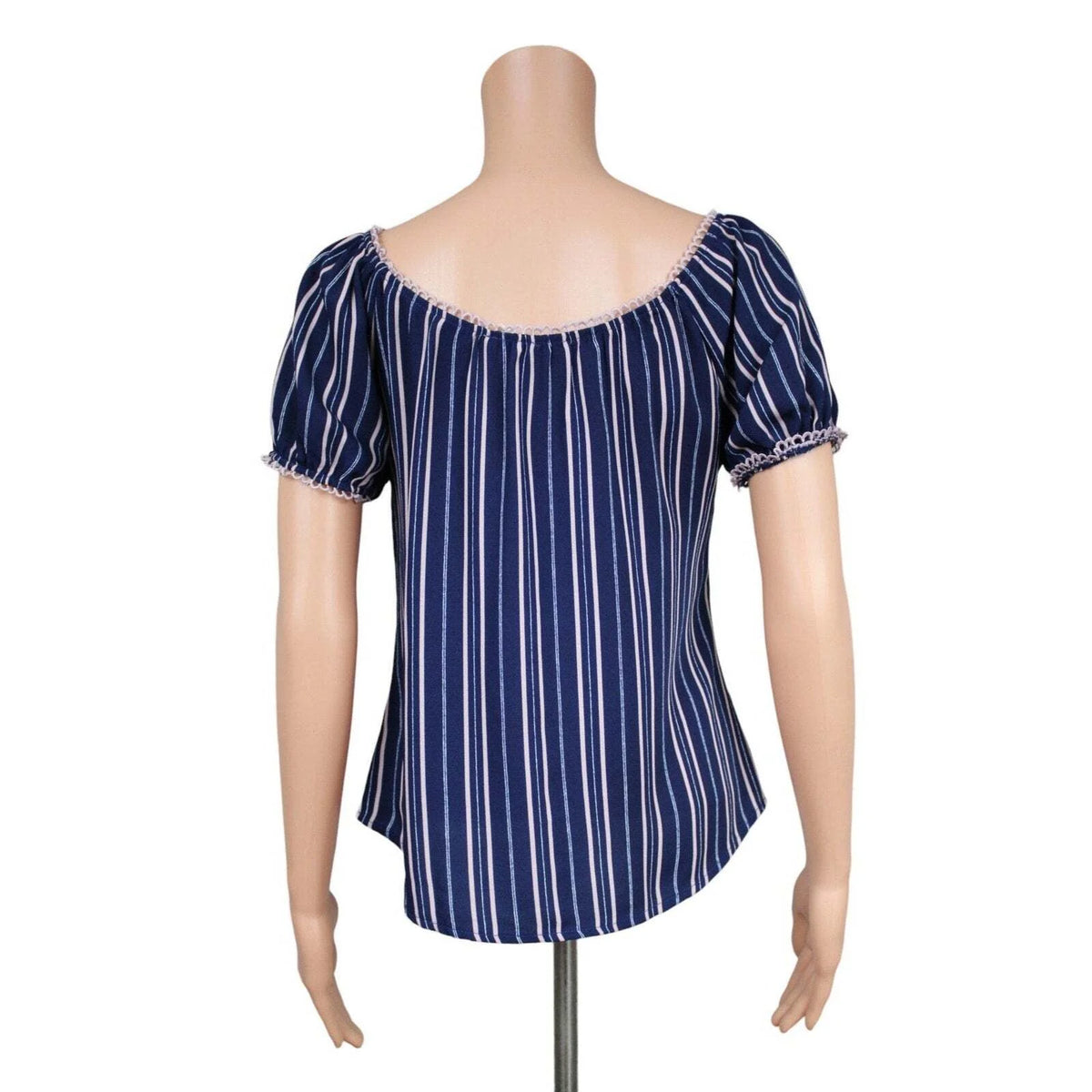 EAM Short Sleeve Top Women's Size Small - S / Navy - Image 3