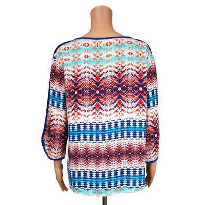 Renee C. 3/4 Sleeve Top Women's Size Medium - Image 3