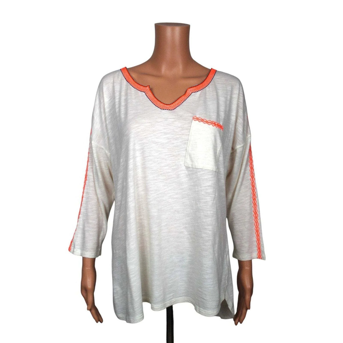 Old Navy 3/4 Sleeve Top Women's Size Large - L / Cream - Image 1