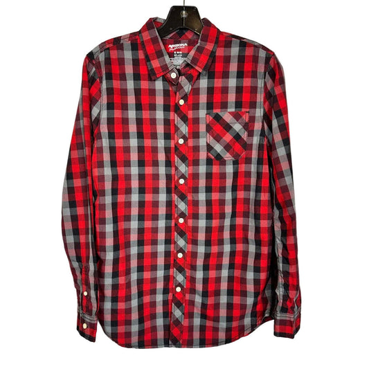 Arizona Long Sleeve Button Up Shirt Boy's Size XL (18/20) - Image 1
