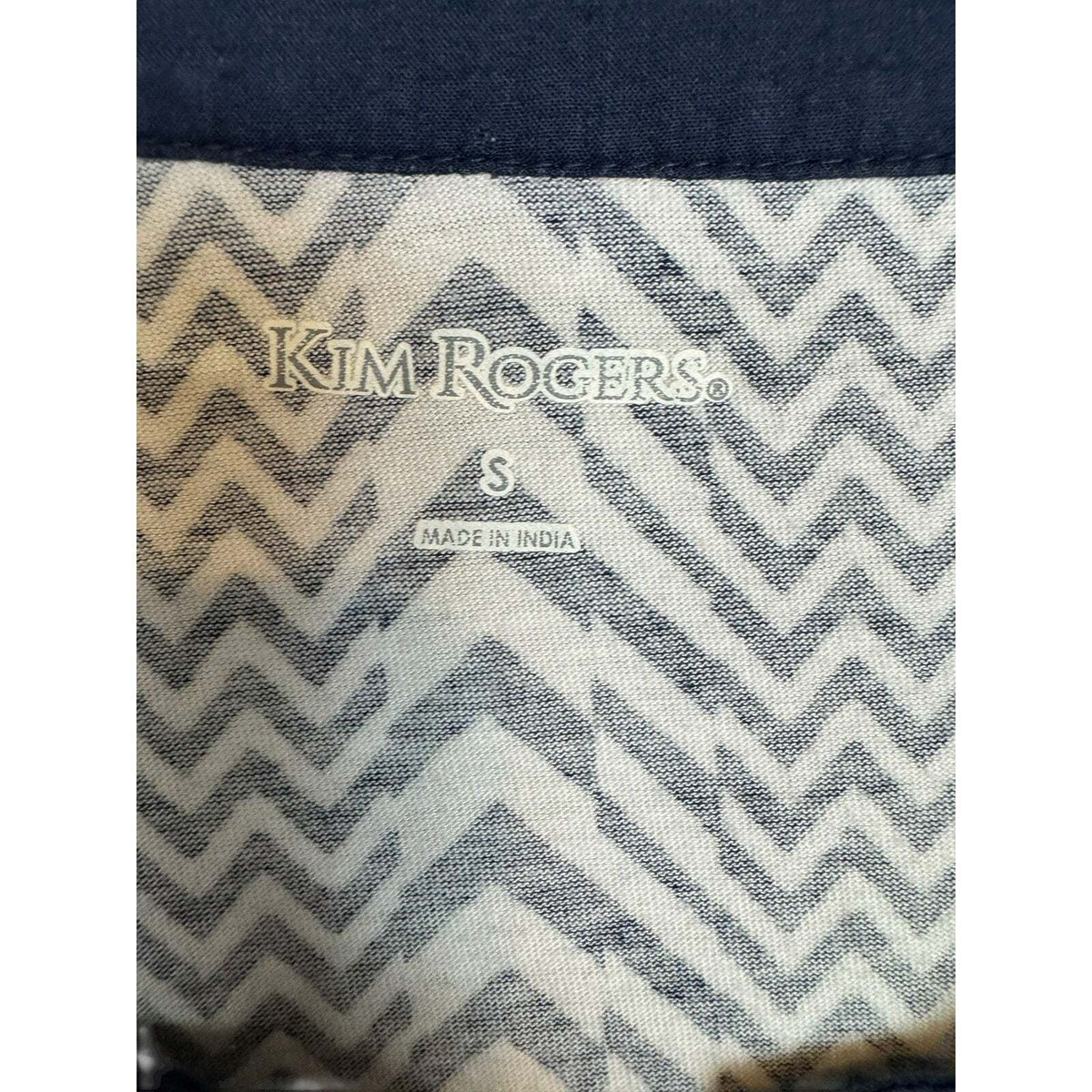 Kim Rogers 3/4 Sleeve Top Women's Size Small - Image 3