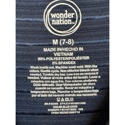 Wonder Nation Short Sleeve Dress Girl's Size Medium (7/8) - Image 3