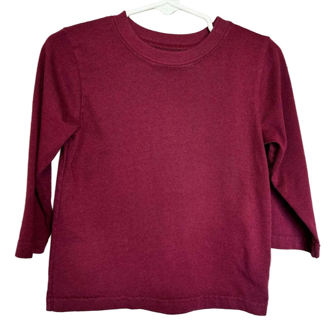 Garanimals Long Sleeve T-Shirt Boy's Size 2t - 2T/2 / Burgundy - Image 1