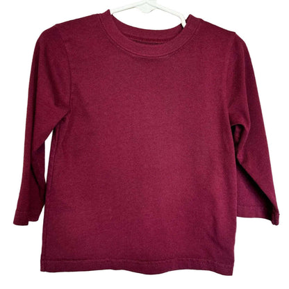 Garanimals Long Sleeve T-Shirt Boy's Size 2t - 2T/2 / Burgundy - Image 1