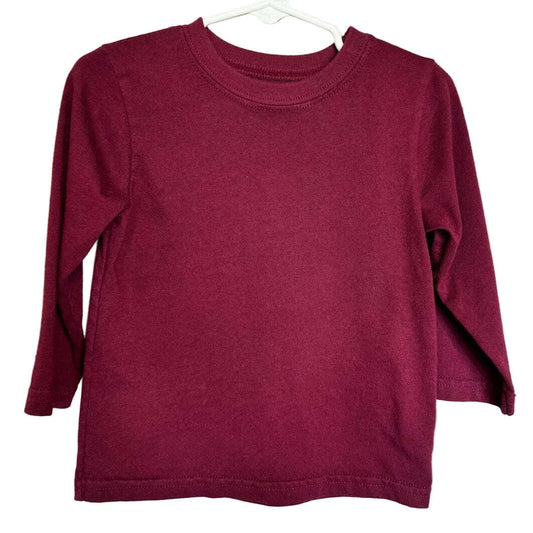 Garanimals Long Sleeve T-Shirt Boy's Size 2t - 2T/2 / Burgundy - Image 1