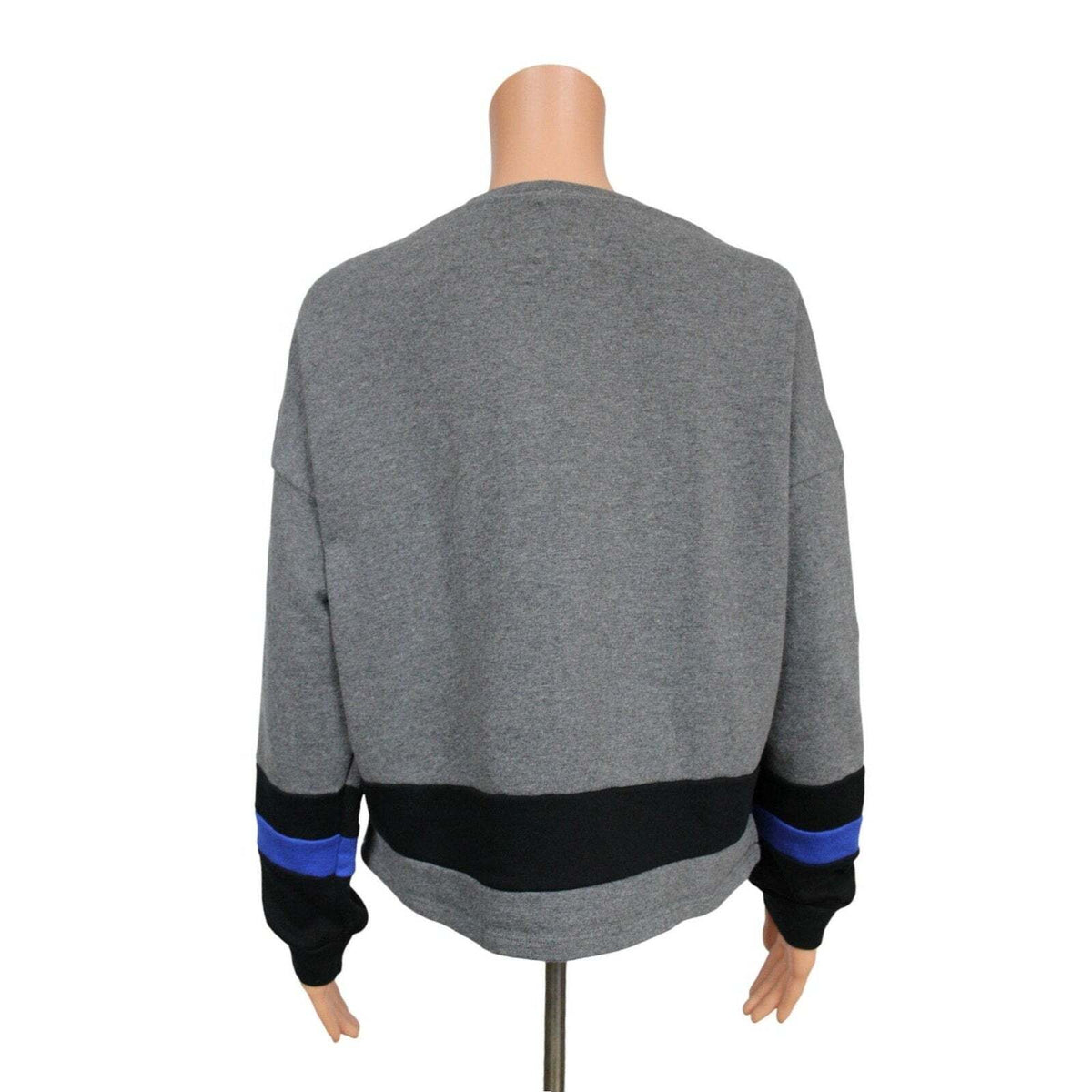 Demi Lovato Fabletics Oversized Cropped Sweatshirt Women's Size XXS - XXS / Gray - Image 3