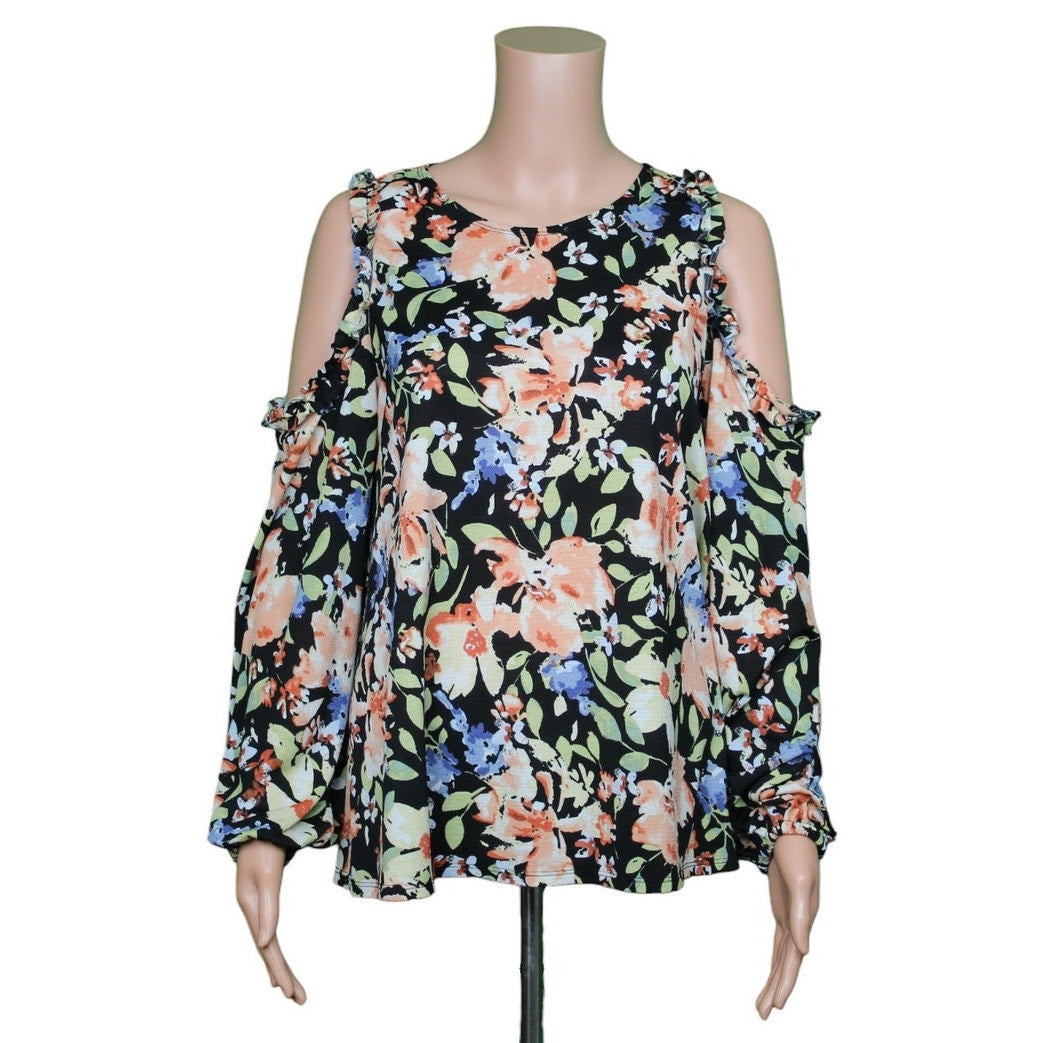 Lauren Conrad Long Sleeve Top Women's Size Large - Image 1