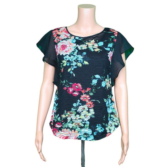 Cato Short Sleeve Top Women's Size Small - Image 1
