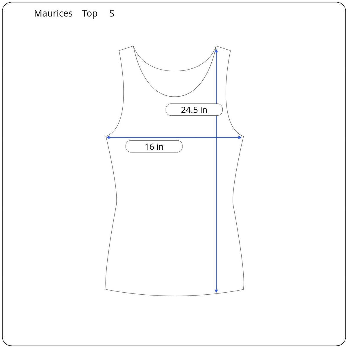 Maurices Sleeveless Top Women's Size Small - Image 5