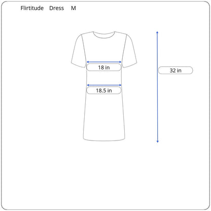 Flirtitude Short Sleeve Dress Women's Size Medium - Image 5