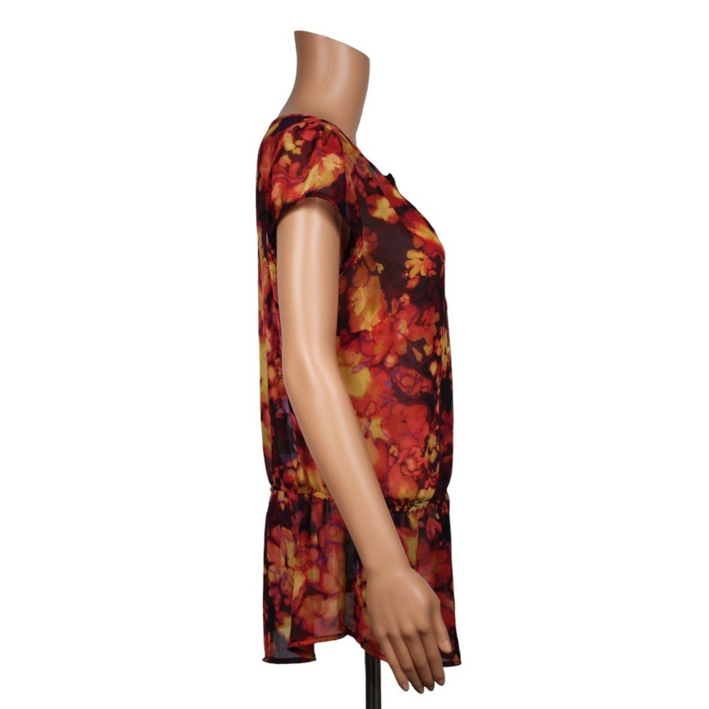 A.N.A. Short Sleeve Sheer Top Women's Size Medium - Image 4