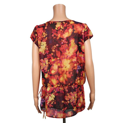 A.N.A. Short Sleeve Sheer Top Women's Size Medium - Image 3