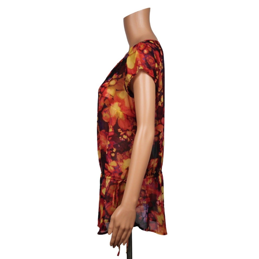 A.N.A. Short Sleeve Sheer Top Women's Size Medium - Image 2