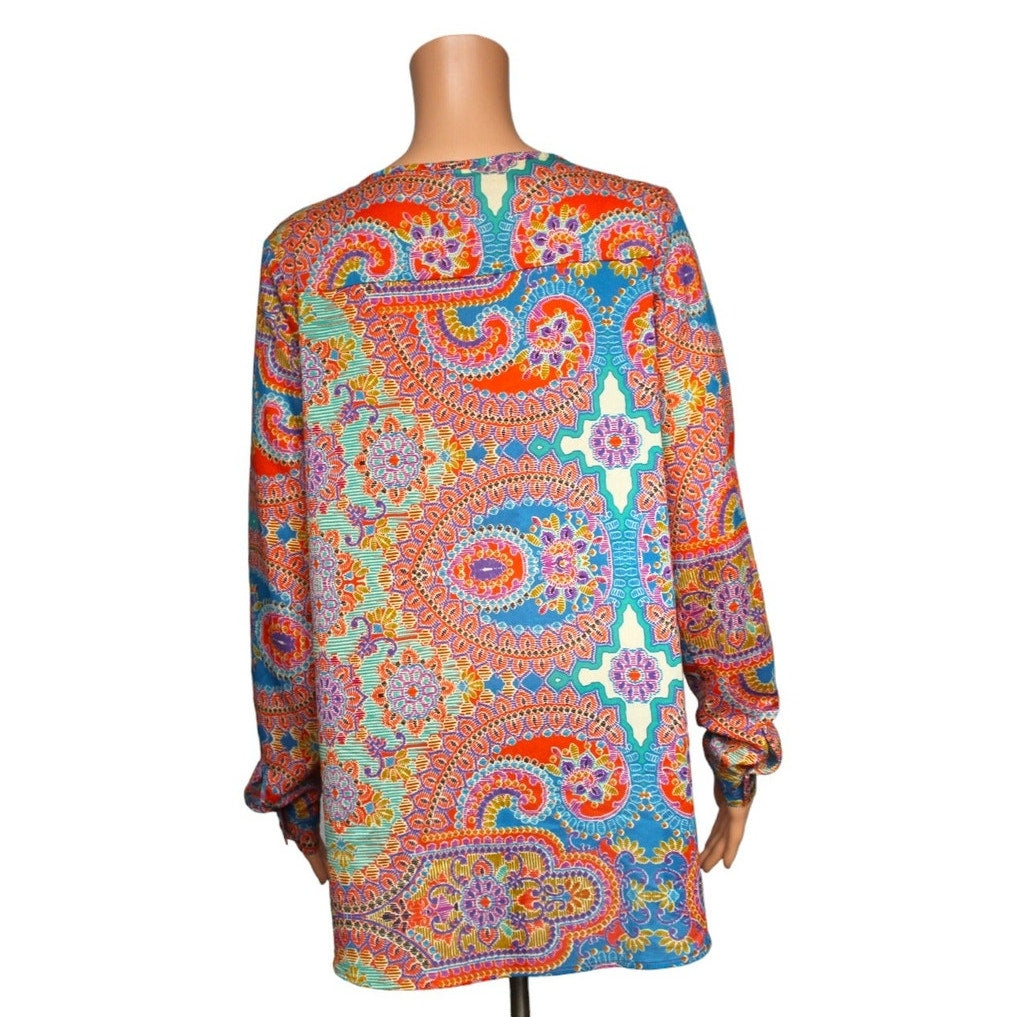 Gimmicks by BKE Long Sleeve Sheer Top Women's Size Medium - Image 3