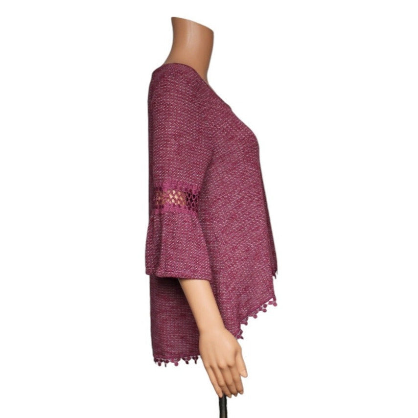 Wall Flower 3/4 Sleeve Top Women's Size Large - Image 4