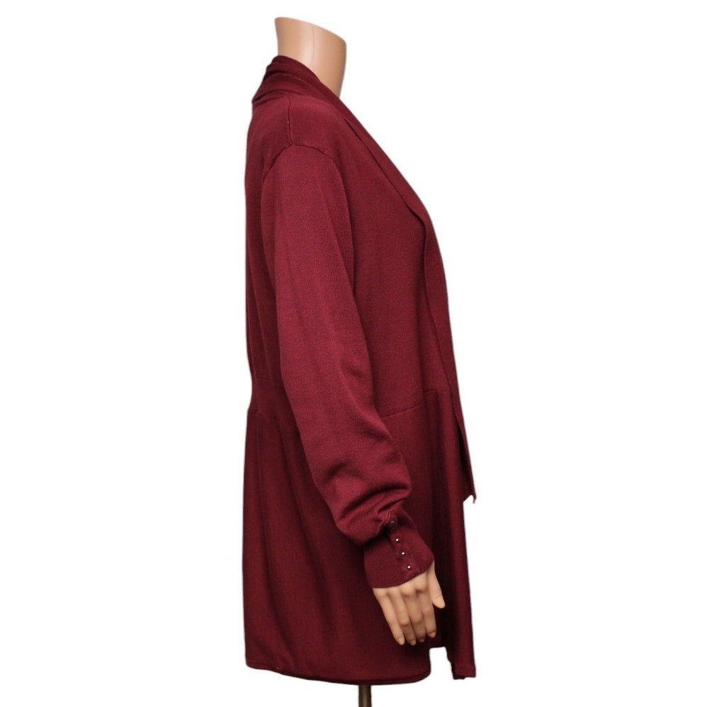 Carly St. Claire Long Sleeve Cardigan Women's Size Medium - Image 4