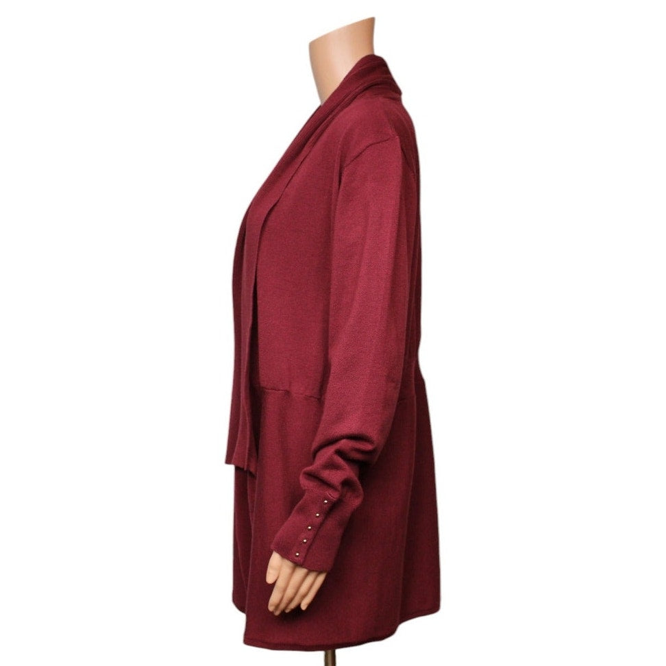 Carly St. Claire Long Sleeve Cardigan Women's Size Medium - Image 2