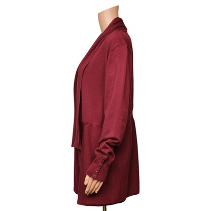Carly St. Claire Long Sleeve Cardigan Women's Size Medium - Image 2