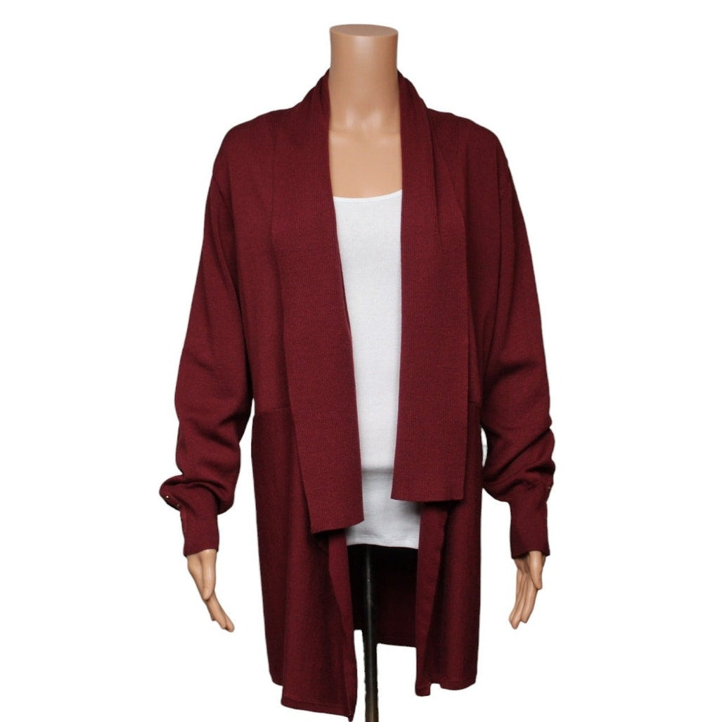 Carly St. Claire Long Sleeve Cardigan Women's Size Medium - Image 1
