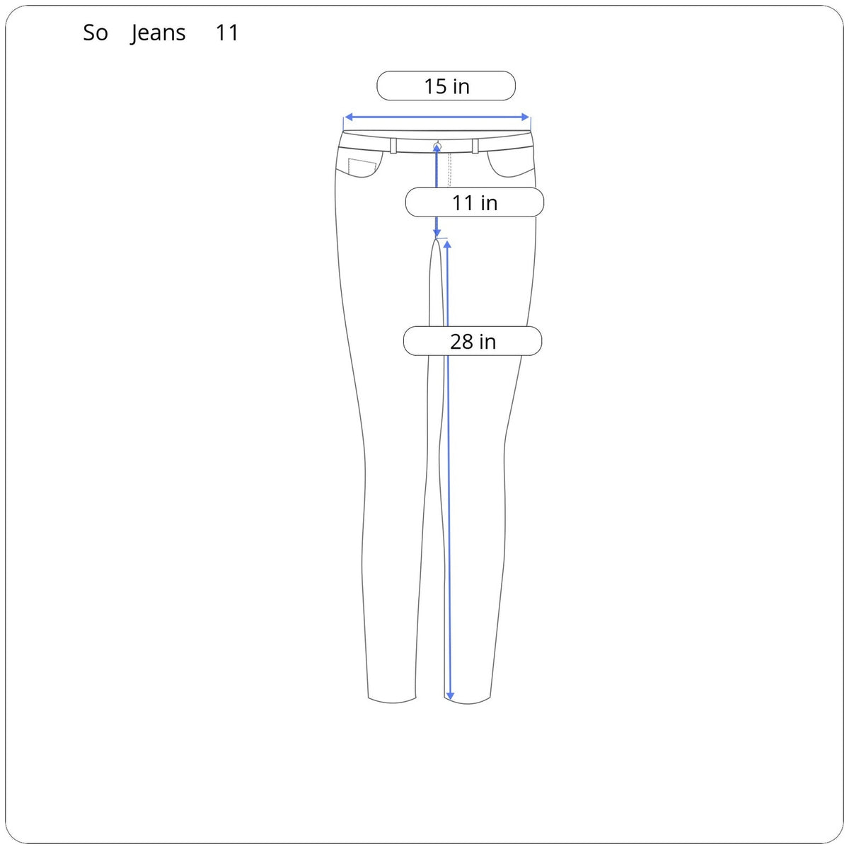 So High-Rise Ultimate Jegging Women's Size 11 - Image 5