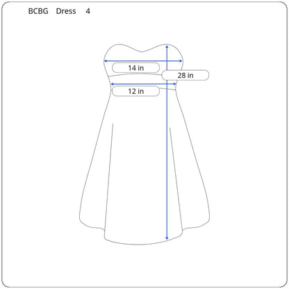 BCBG Maxazria Strapless Dress Women's Size 4 - Image 5