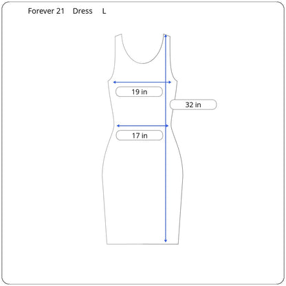 Forever 21 Sleeveless Dress Women's Size Large - Image 5