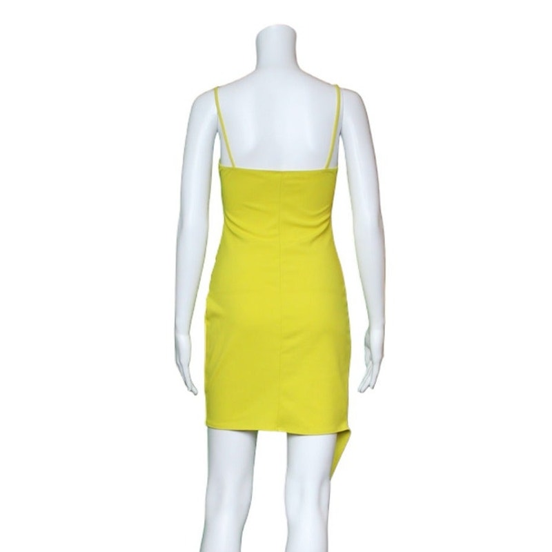 Blue Blush Yellow Sleeveless Dress Women's Size Medium - Image 3