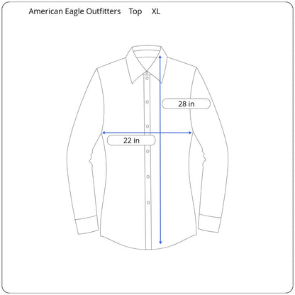 American Eagle Outfitters Button Up Shirt Women's Size XL - Image 5