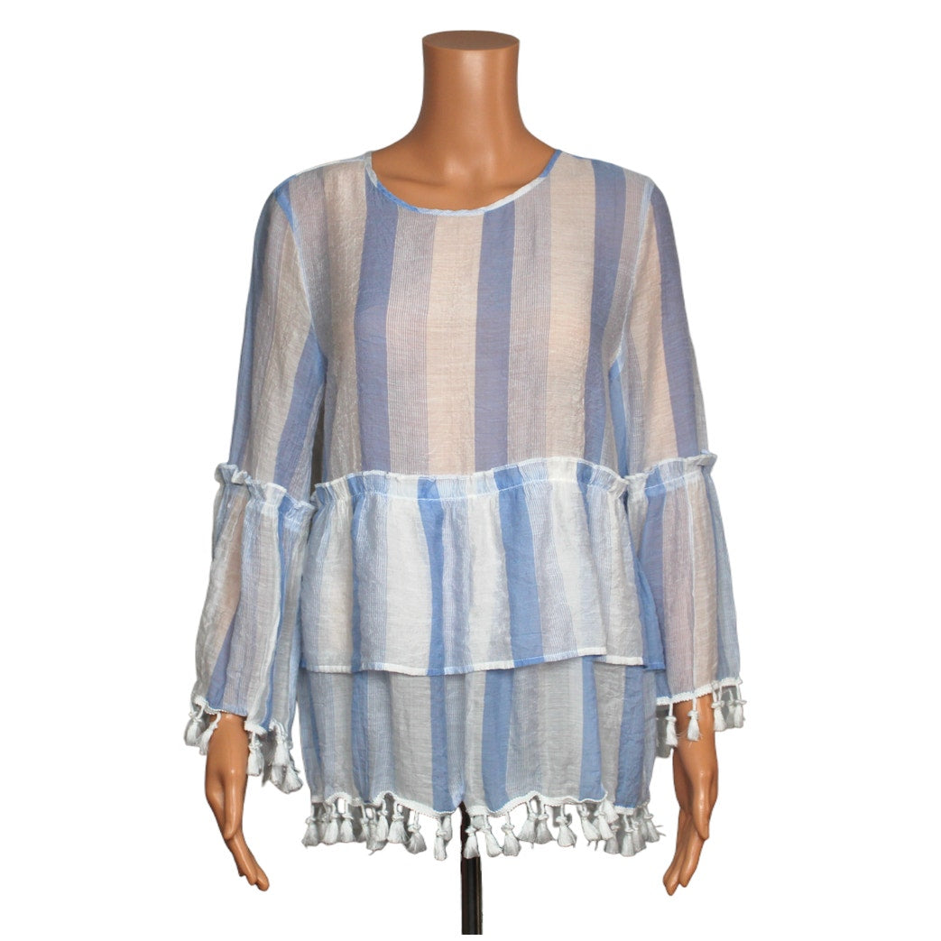 Signature Studio Long Sleeve Top Women's Size Large - Image 1