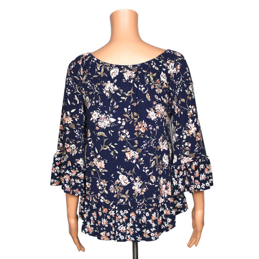 COMO Vintage 3/4 Sleeve Top Women's Size Small - Image 1