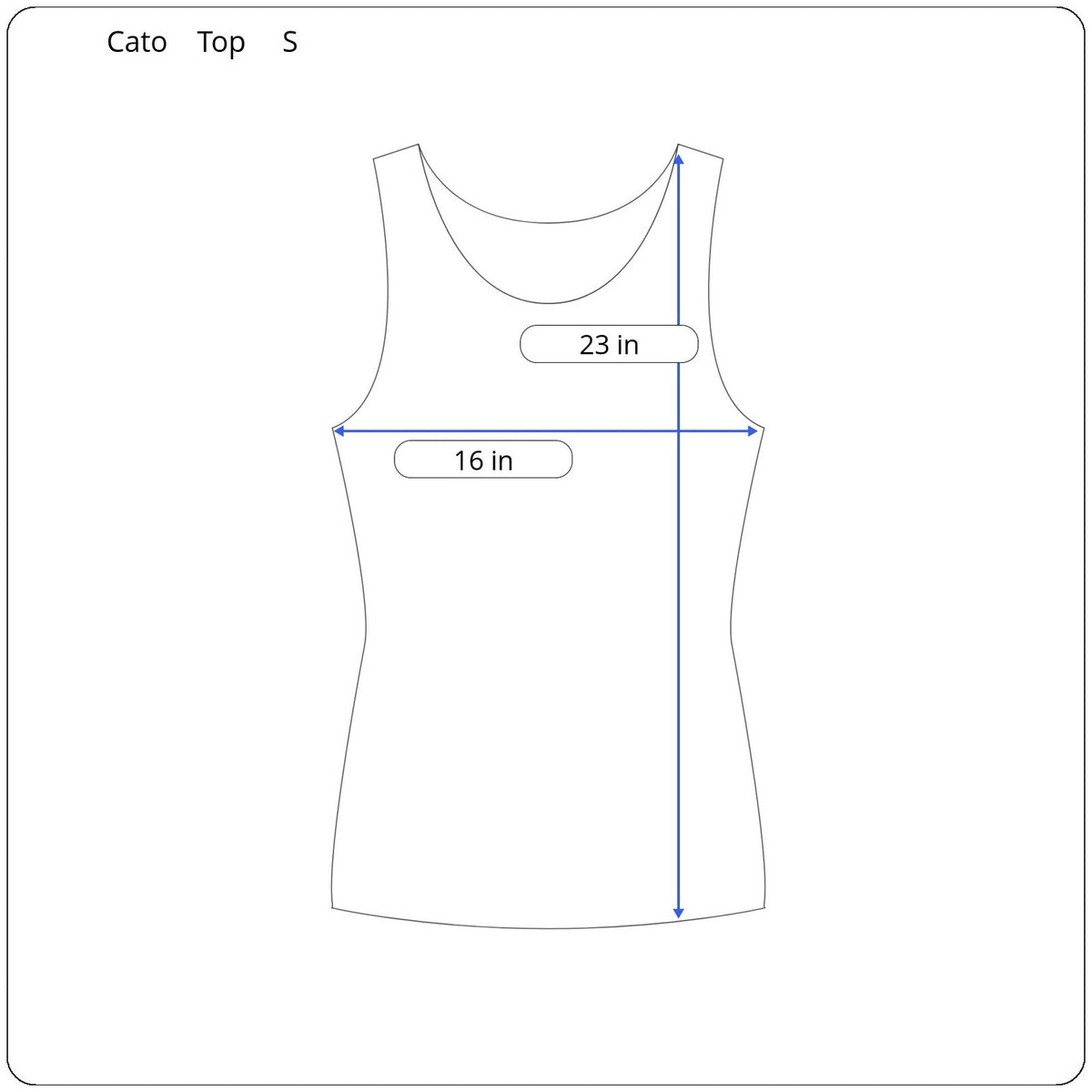 Cato Sleeveless Top Women's Size Small - Image 5