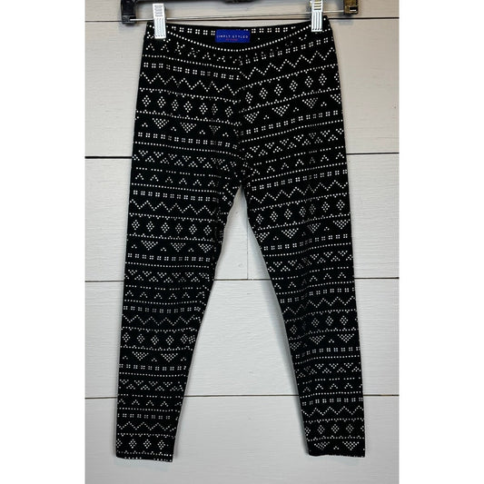 Simply Styled Leggings Girl's Size Medium (10/12) - Image 1