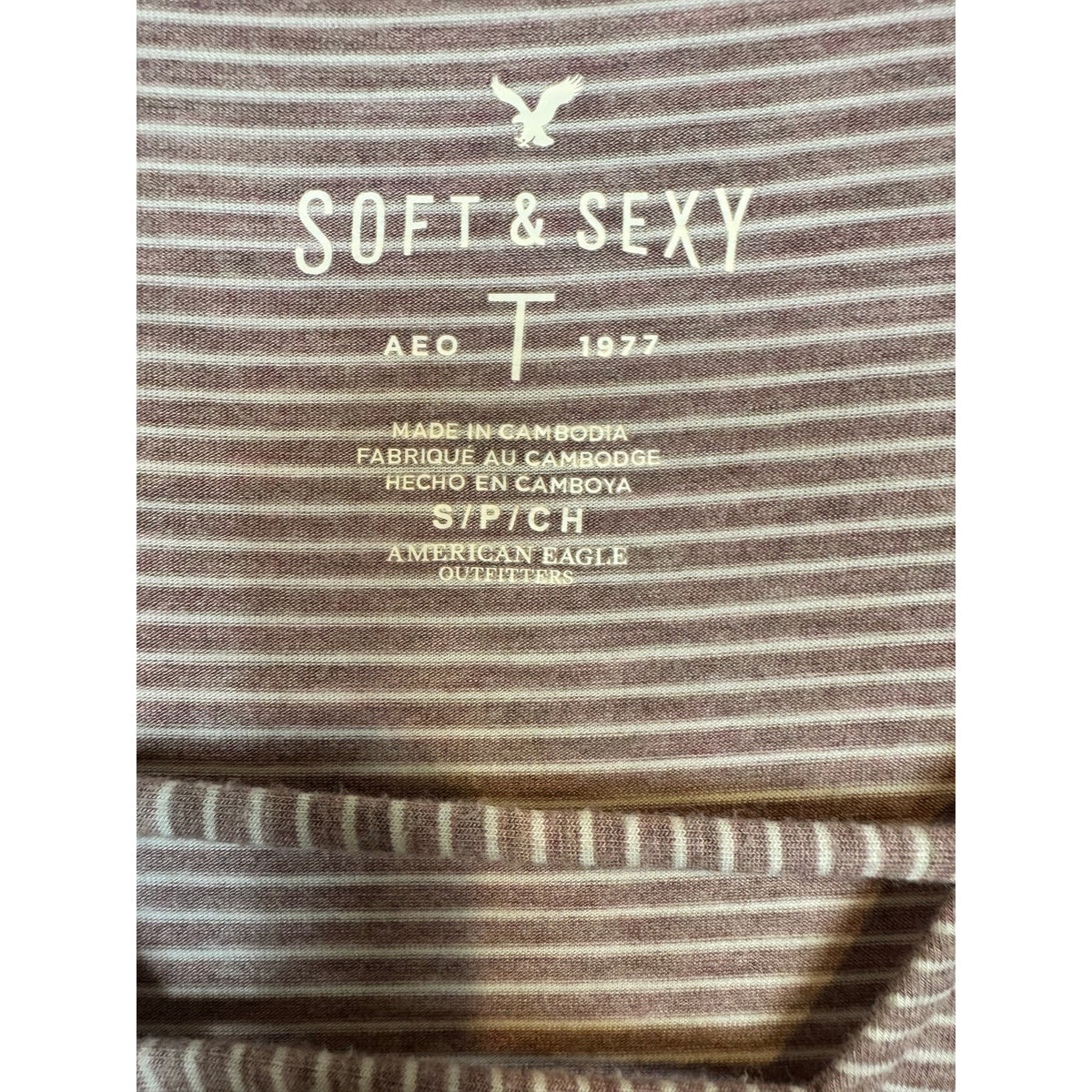 American Eagle Long Sleeve Top Women's Size Small - Image 3