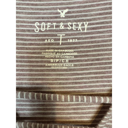 American Eagle Long Sleeve Top Women's Size Small - Image 3