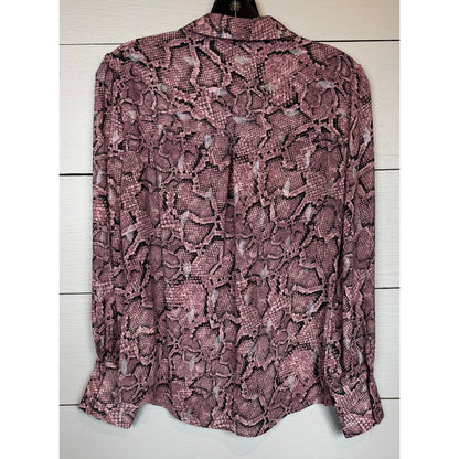 1. State Long Sleeve Sheer Blouse Women's Size Medium - Image 2