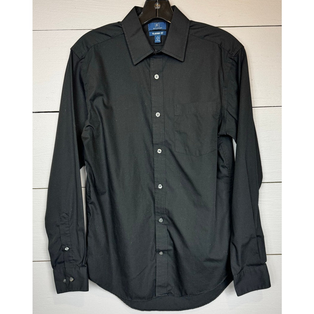 George Long Sleeve Button Up Shirt Men's Size Small - Image 1