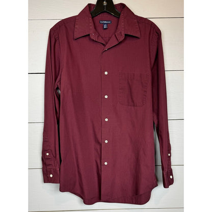 Croft & Barrow Long Sleeve Button Up Shirt Men's Size Small - Image 1