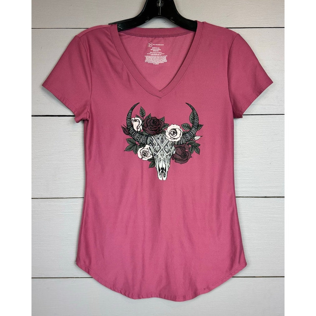 No Boundaries Short Sleeve T-Shirt Women's Size Small - Image 1