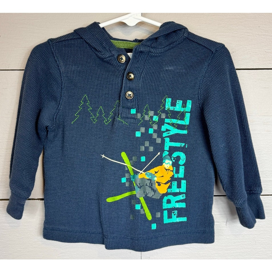 Old Navy Long Sleeve Shirt Boy's Size 12-18 Months - Image 1
