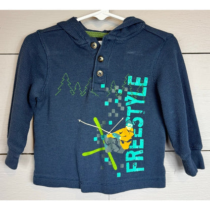 Old Navy Long Sleeve Shirt Boy's Size 12-18 Months - Image 1