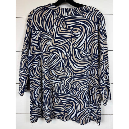 Multiples 3/4 Sleeve Blouse Women's Size XL - Image 2