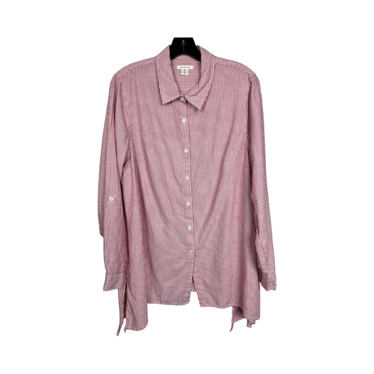 Westbound Long Sleeve Button Up Shirt Women's Size XL - Image 1