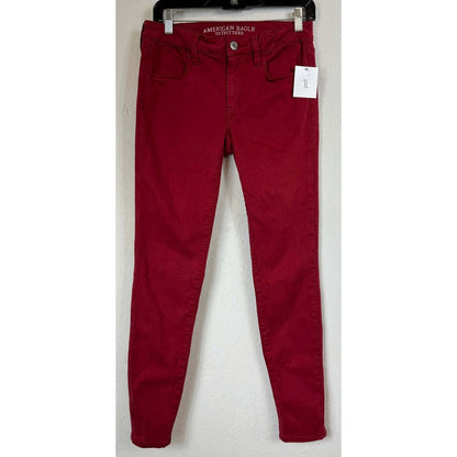 American Eagle Outfitters Skinny Pants Women's 6 Red - Image 1